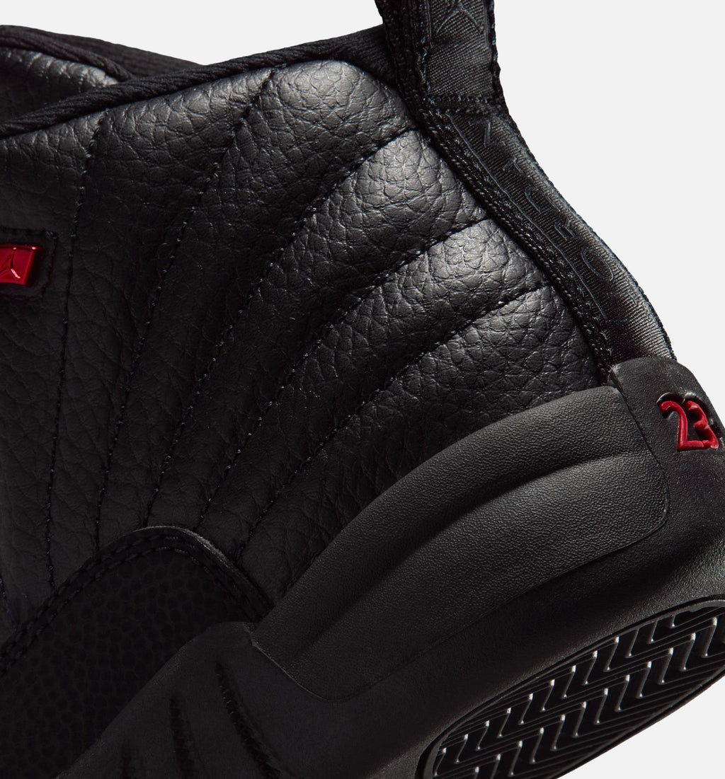 Air Jordan 12 Retro Bloodline Preschool Lifestyle Shoe – Black/Varsity Red