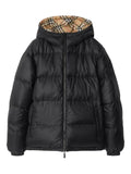 Burberry reversible Check hooded puffer jacket