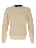 Sun68 embroidered-logo crew-neck sweater