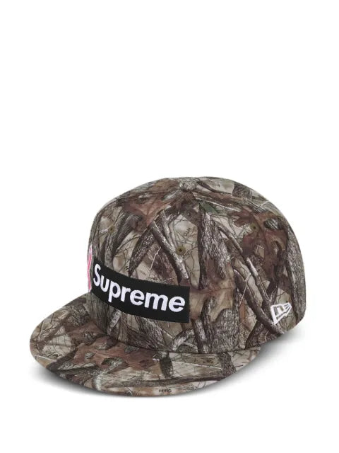 Supreme x Breast Cancer Awareness New Era Camo baseball cap