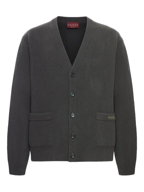 Gucci buttoned patch-pocket cardigan