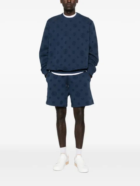Casablanca all-over-pattern round-neck sweatshirt
