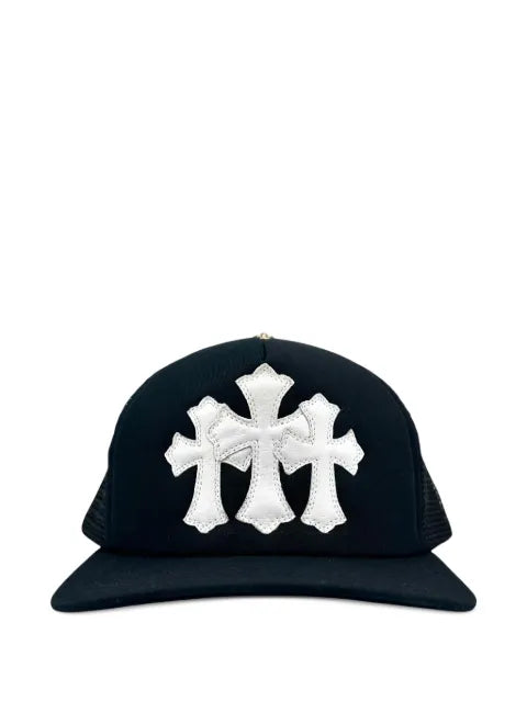 Chrome Hearts Cemetery Cross CH Trucker baseball cap