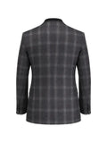 Brioni plaid v-cut lapels jacket