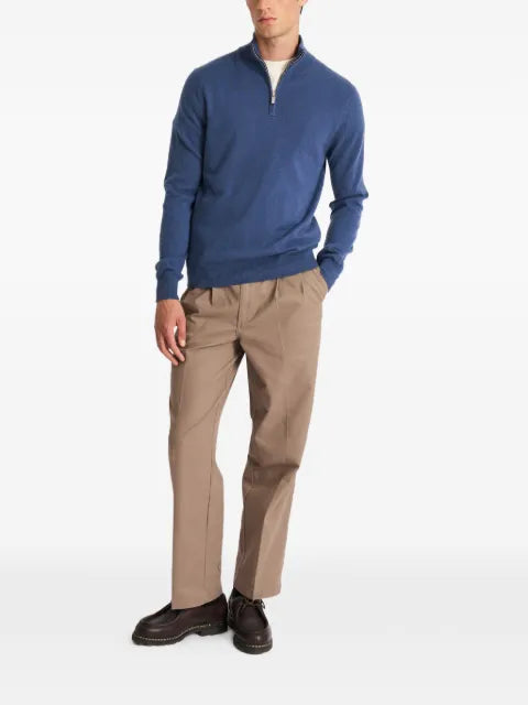 Pringle of Scotland quarter-zip cashmere sweater