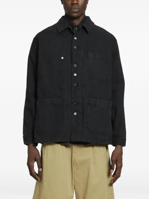Comme des Garçons Homme patch-pocket cotton overshirt