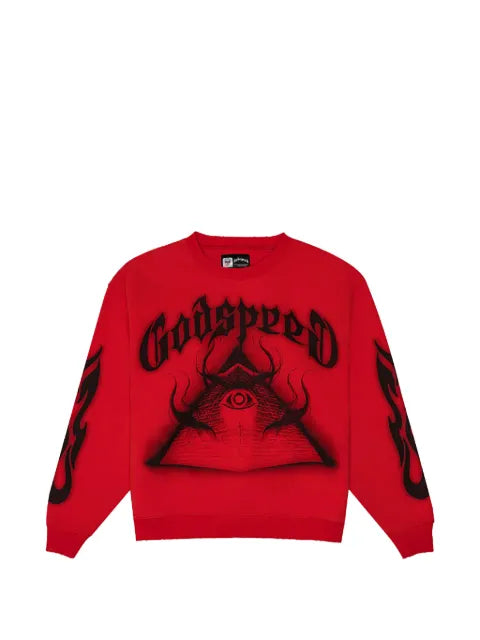 GODSPEED EOP flame graphic sweatshirt