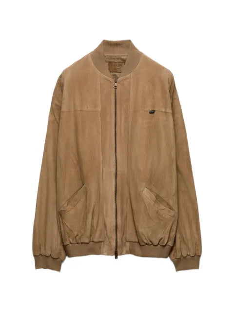 Prada suede bomber jacket