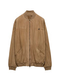 Prada suede bomber jacket