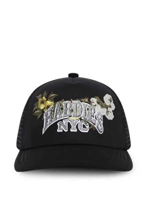 denim Tears x Hardies NYC floral-embroidered baseball cap