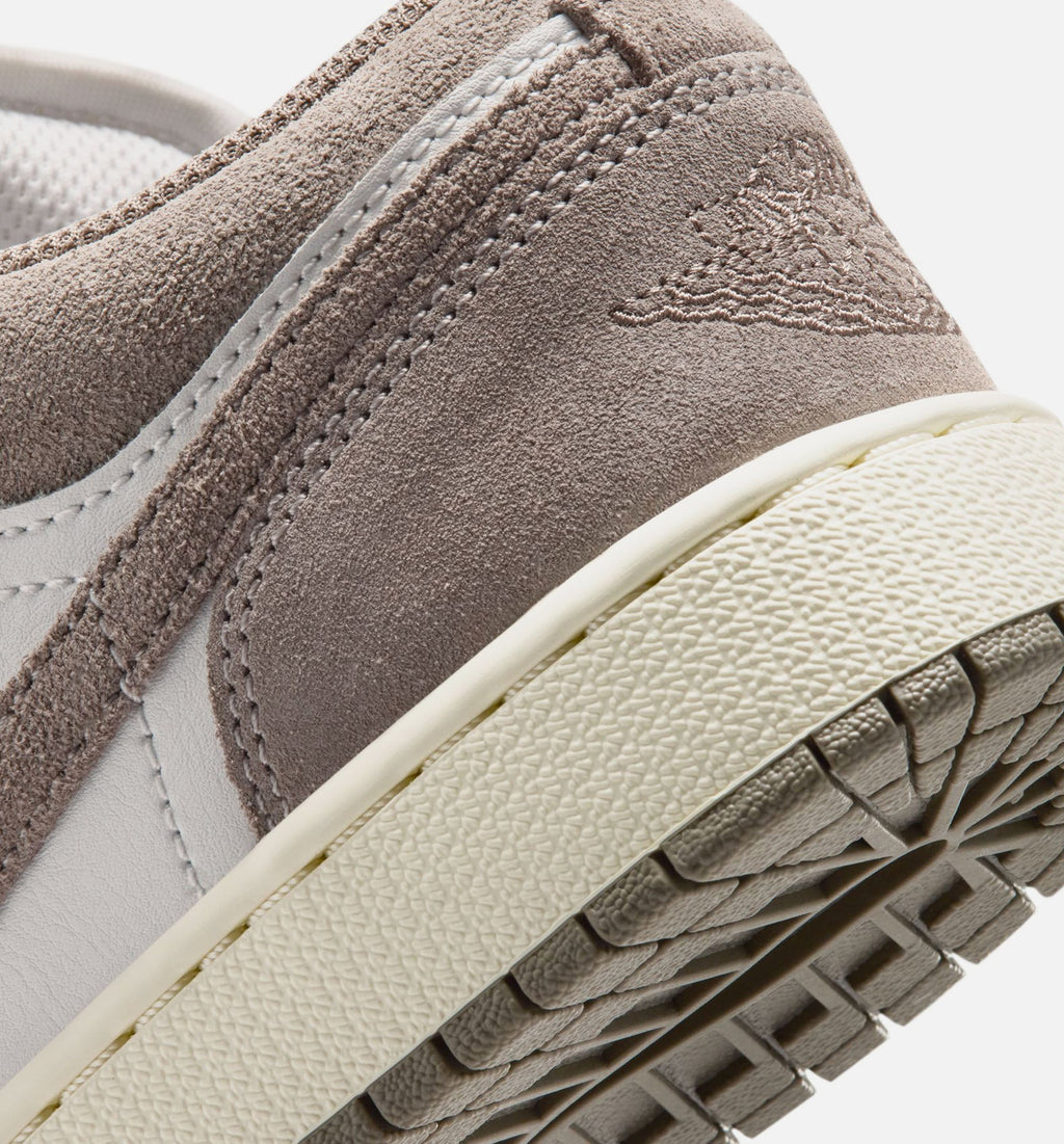 Air Jordan 1 Low Grade School Lifestyle Shoes - Olive Grey/Enigma Stone/Summit White