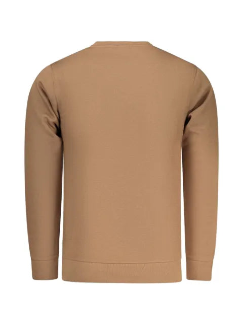 RIFLE logo-print crew-neck sweater