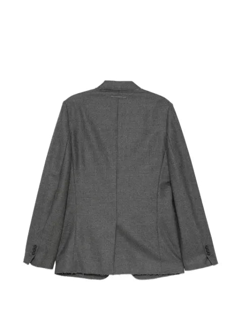 MM6 Maison Margiela frayed-edge blazer