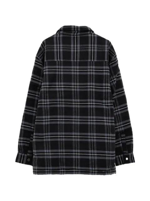 Carhartt WIP Baird check-pattern logo-patch jacket