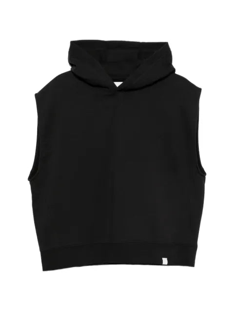 WOC layered-shoulder hoodie