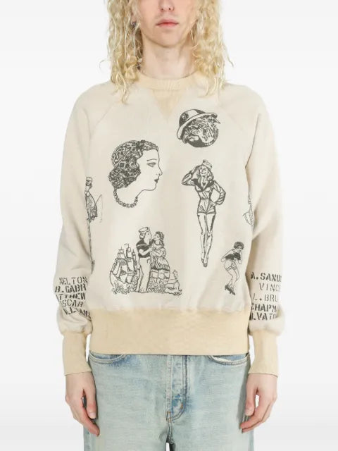 Samuel Zelig Duffle graphic-print sweatshirt