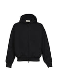 ESSENTIALS logo-print zip-up hoodie