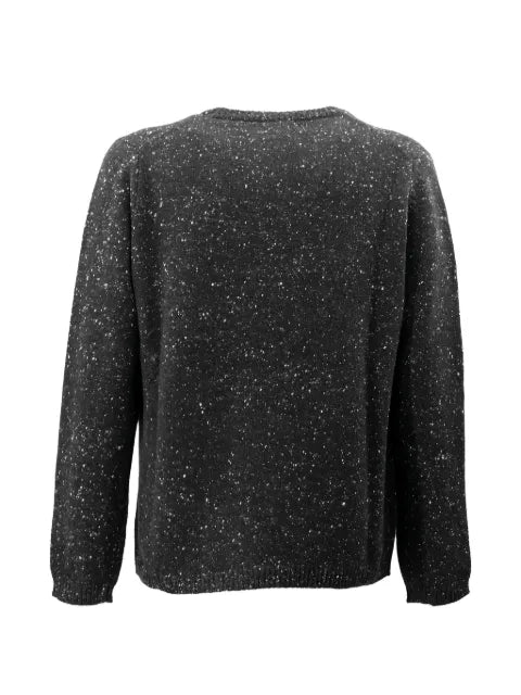 Bergfabel flecked-knit crew-neck sweater