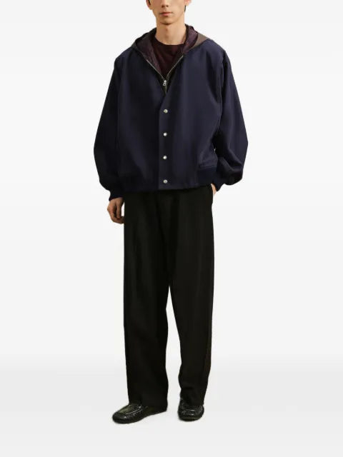 CROQUIS mock-layer V-neck jacket
