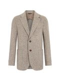 Brooks Brothers houndstooth jersey blazer