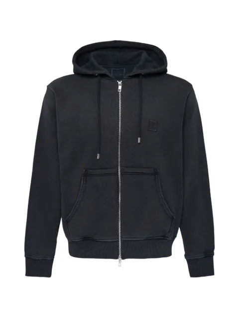 Wooyoungmi logo-print washed hoodie