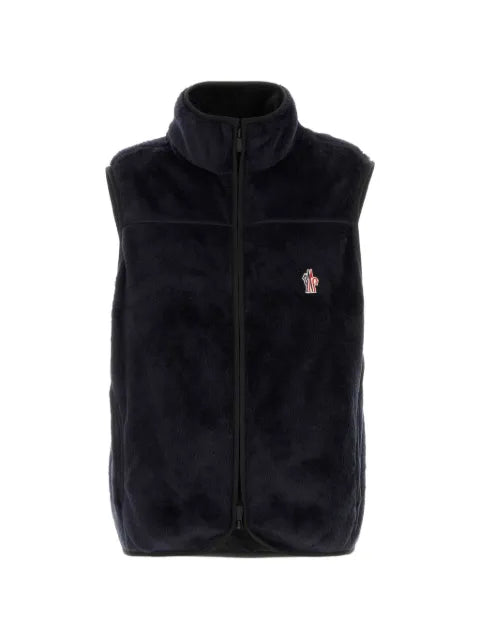 Moncler Grenoble logo-patch fleece gilet