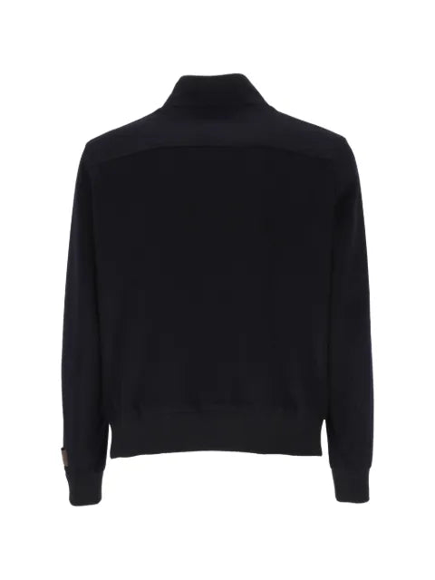 ON THE BUND button-up bomber jacket