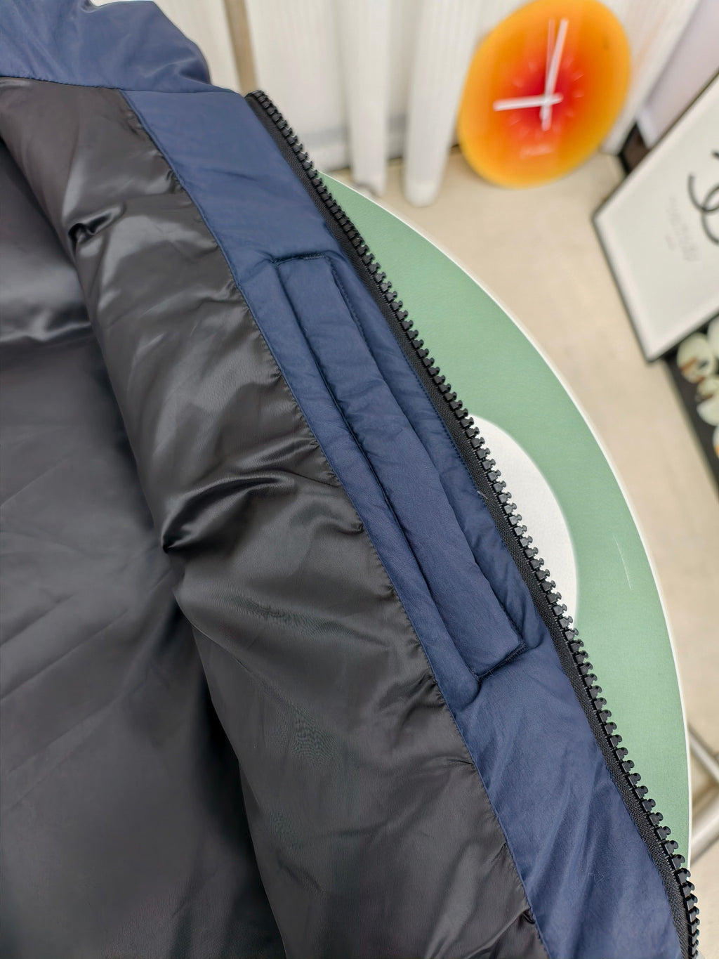 Canada Goose Stand-Collar Navy Blue Quilted Vest