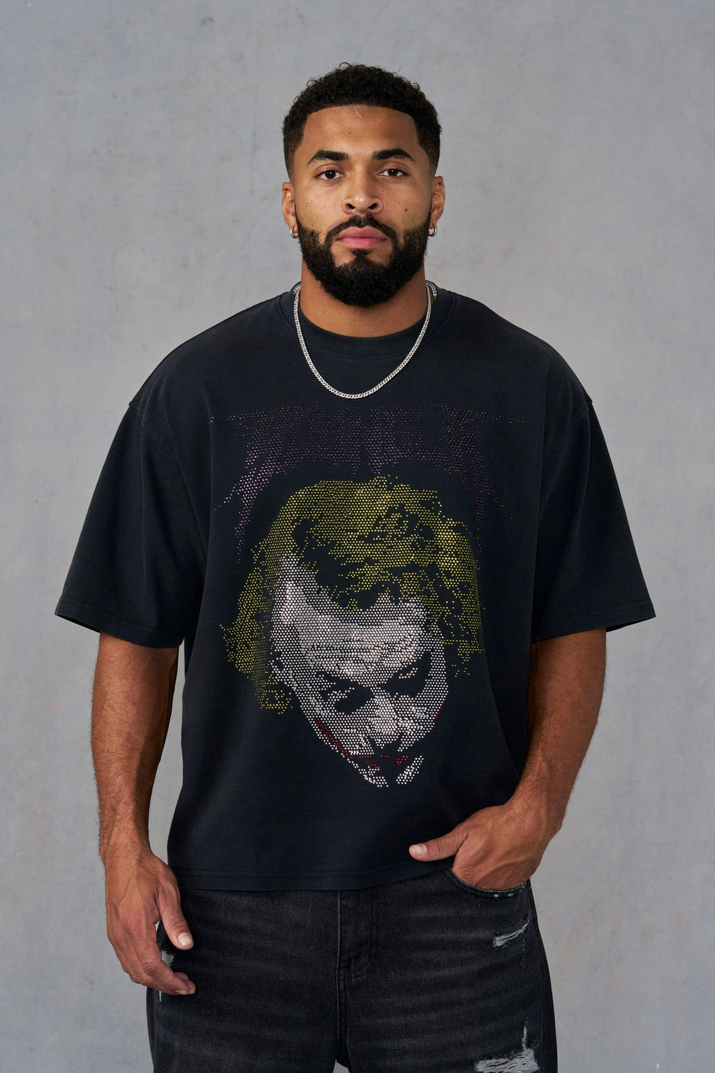 4257 - Batman Rhinestone Tees