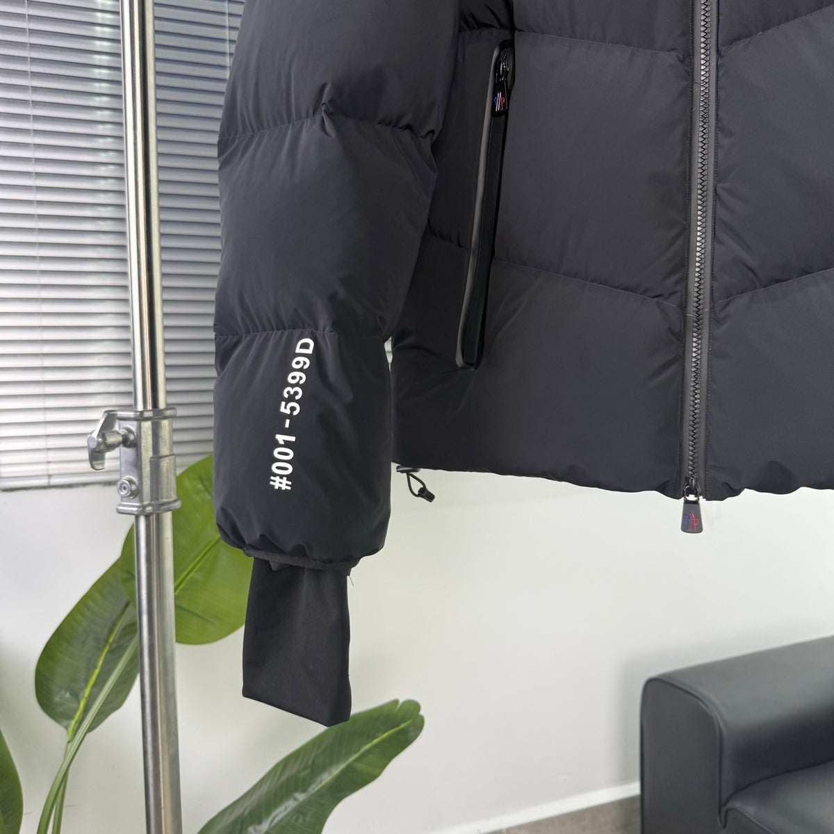 Moncler Quilted Black Hooded Puffer Jacket