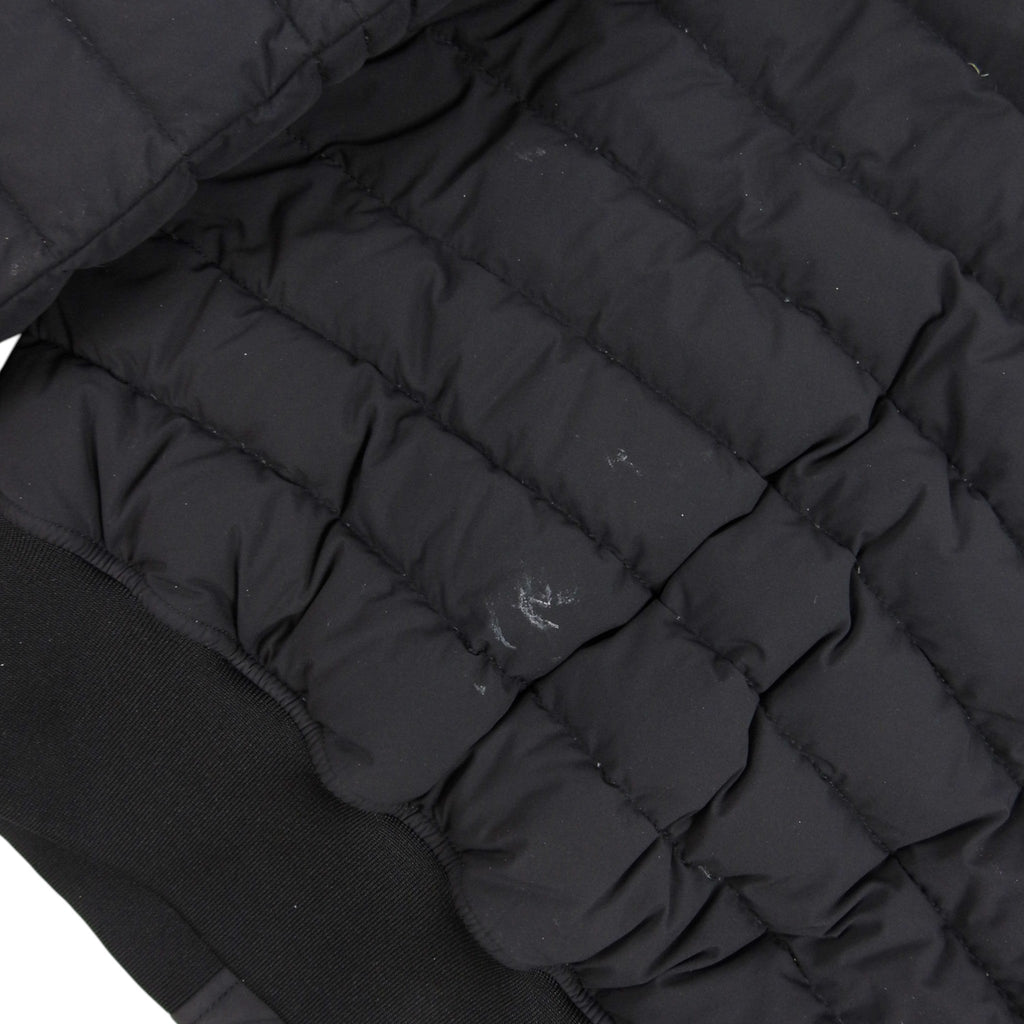 Moncler Quilted Black Zip-Front Bomber Jacket