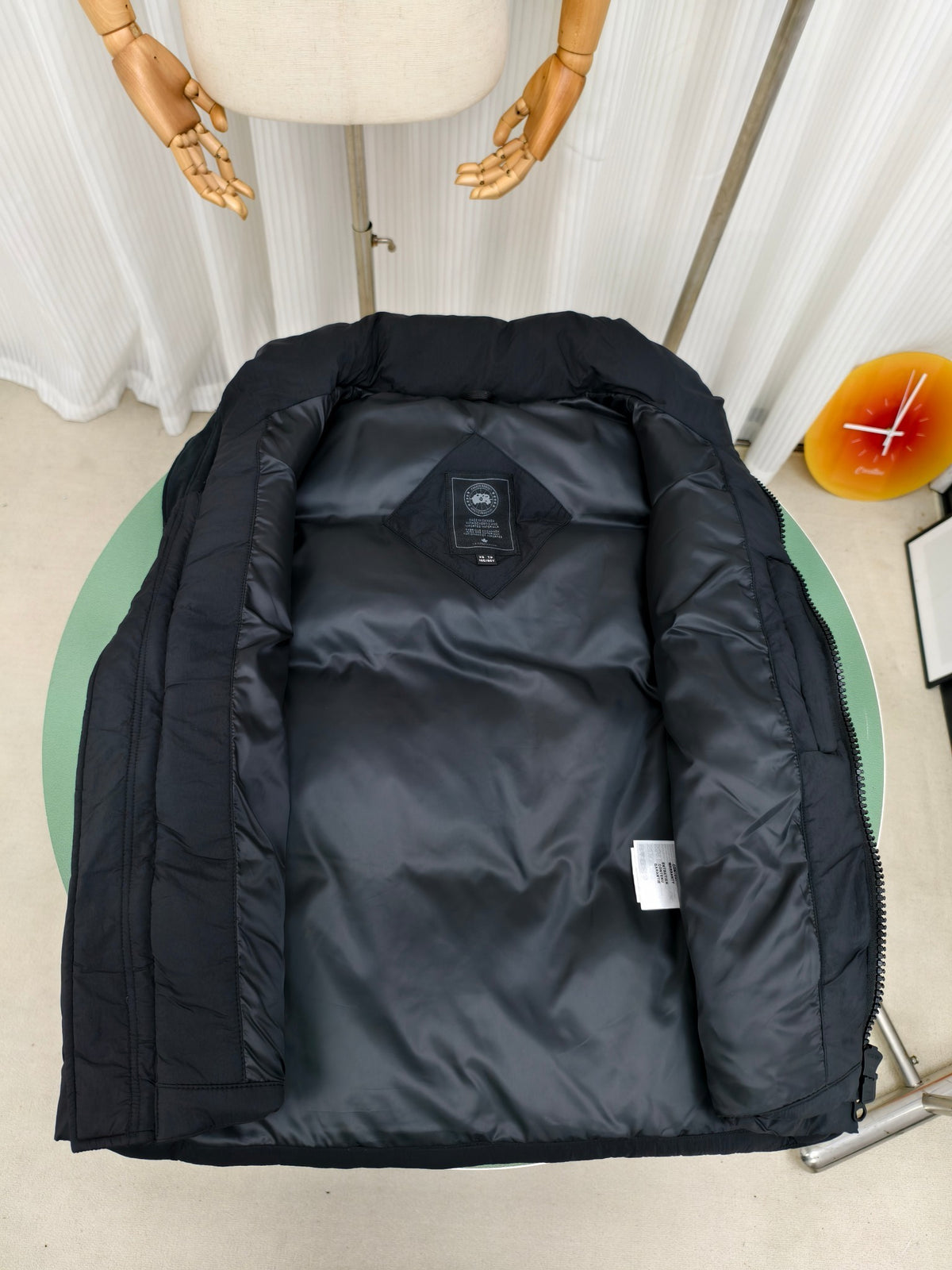 Canada Goose Stand-Collar Black Quilted Puffer Vest