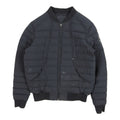 Moncler Quilted Black Zip-Front Bomber Jacket