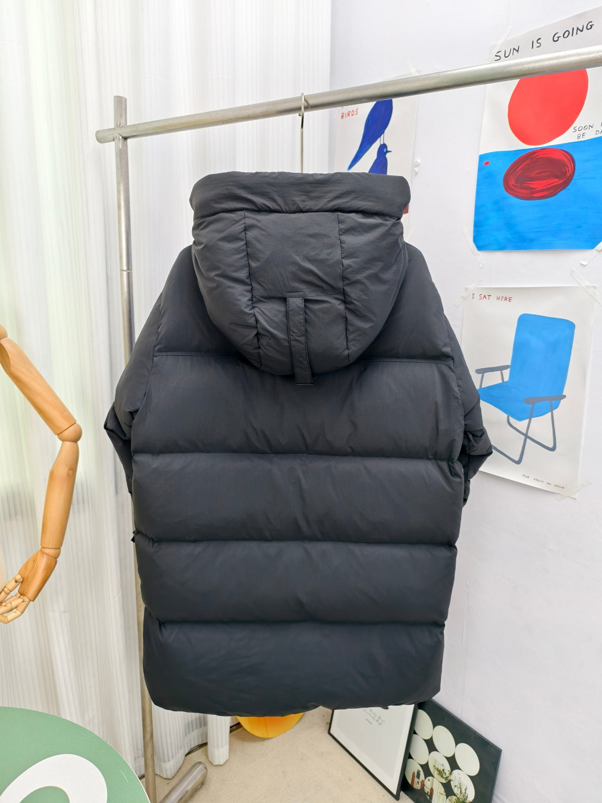 Canada Goose Quilted Black Hooded Zip-Front Puffer Jacket