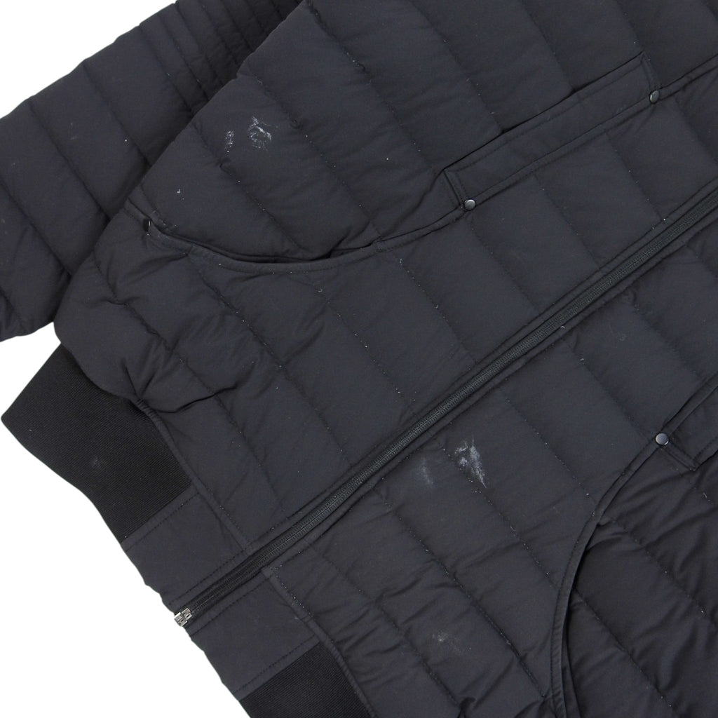 Moncler Quilted Black Zip-Front Bomber Jacket