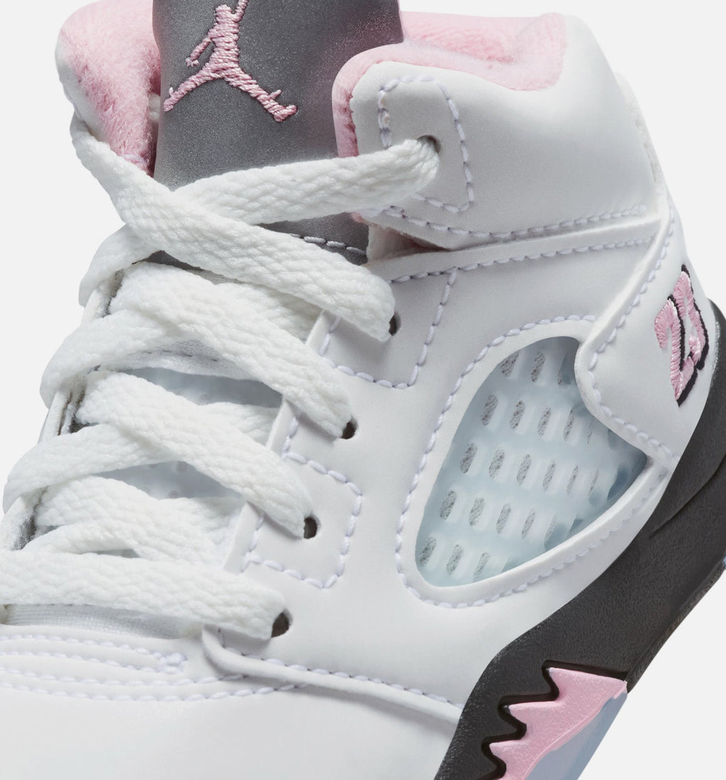 Air Jordan 5 Retro Medium Soft Pink Infant & Toddler Lifestyle Shoe