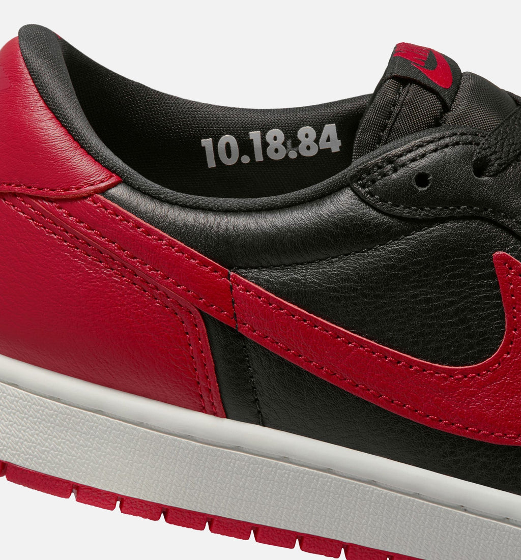 Air Jordan 1 Retro Low OG Banned – Men's Lifestyle Shoe in Black/Varsity Red/Summit White