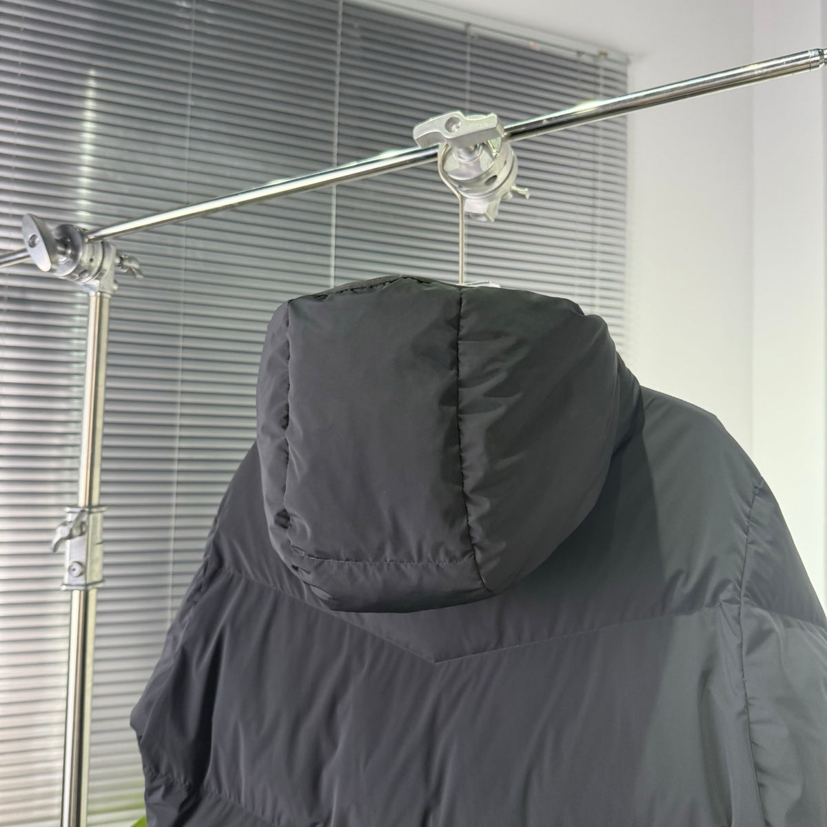 Moncler Quilted Black Hooded Puffer Jacket