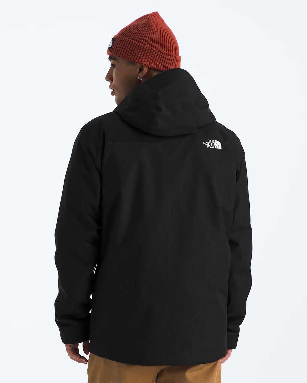 The North Face Black Hooded Zip-Front Jacket