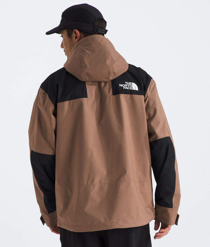 The North Face Tan Brown and Black Hooded Jacket
