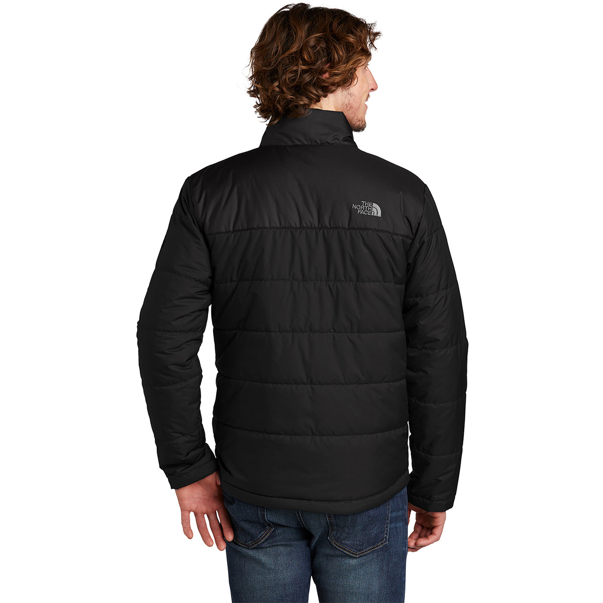 The North Face Quilted Black Stand-Collar Jacket
