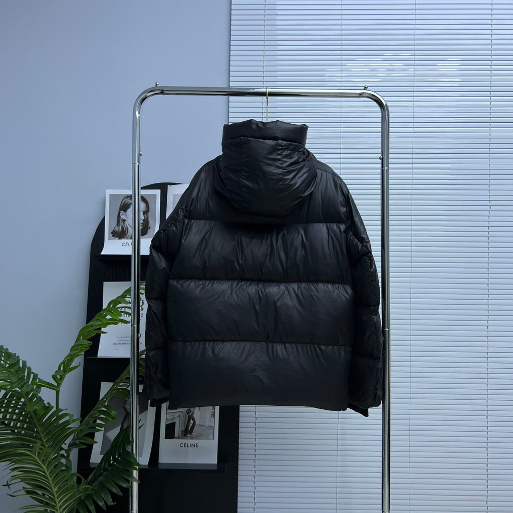 Canada Goose Quilted Black Hooded Puffer Jacket