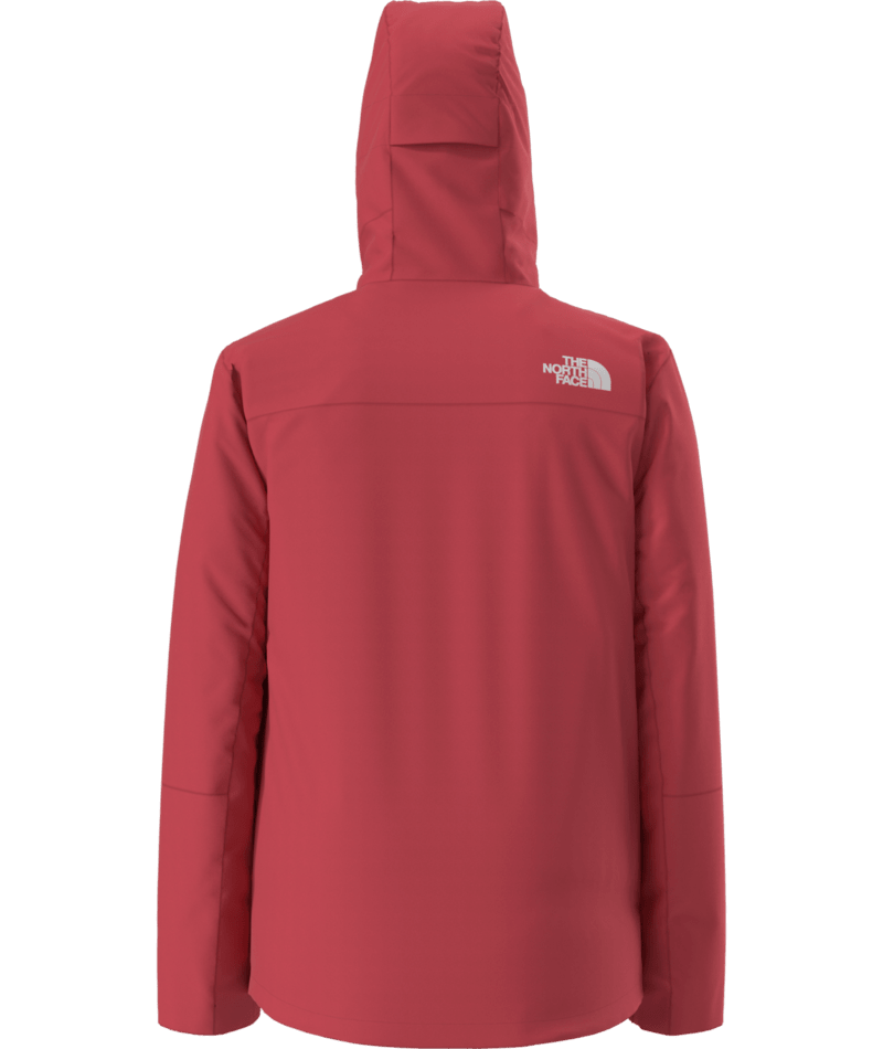 The North Face Red Hooded Zip-Front Jacket
