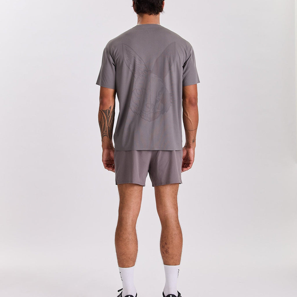 Acid Running Men's Hare Tech T-Shirt: Shadow Taupe