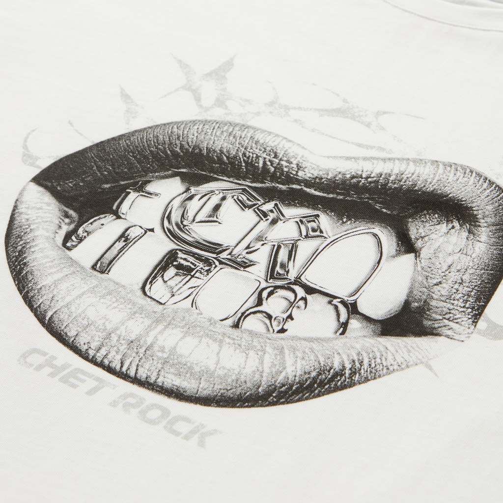 Chet Rock Grillz T-Shirt: White