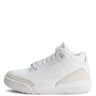 Little Kid's Jordan 3 Retro "Pure Money" White/Metallic Silver-White (DM0966 111)