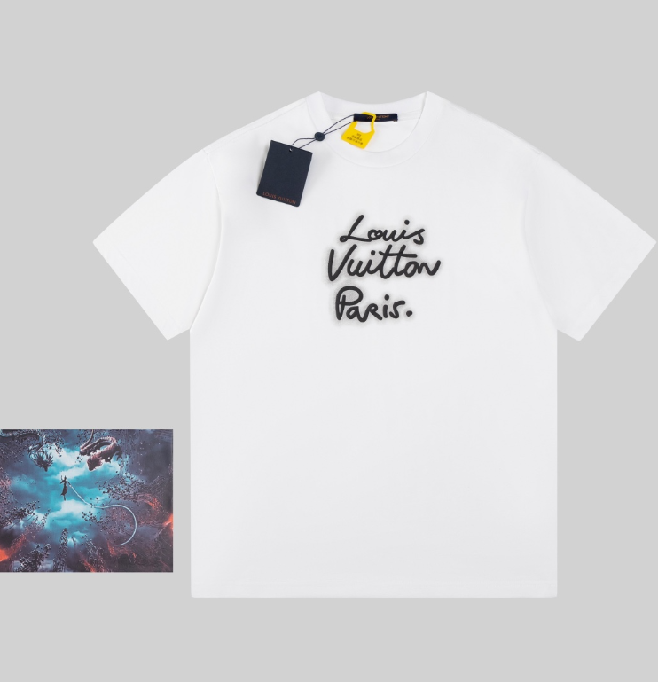 Paris Graffiti Script Tee