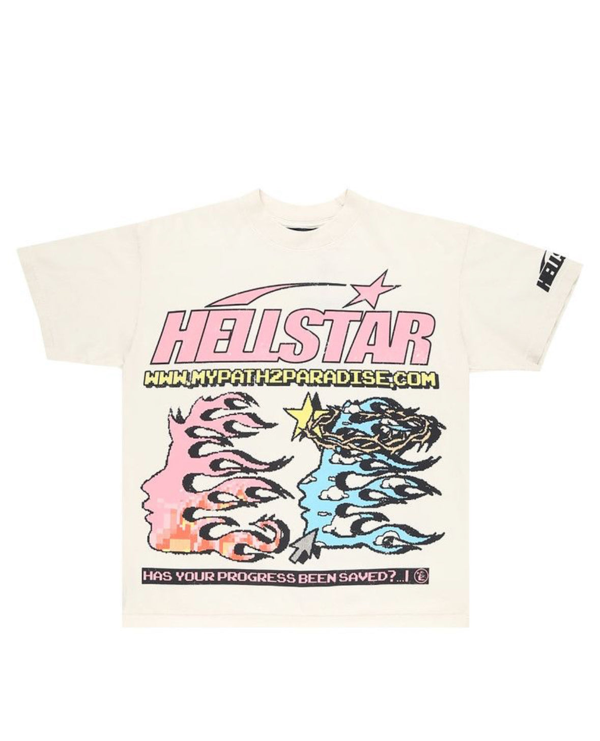 Hellstar Pixel T-Shirt White