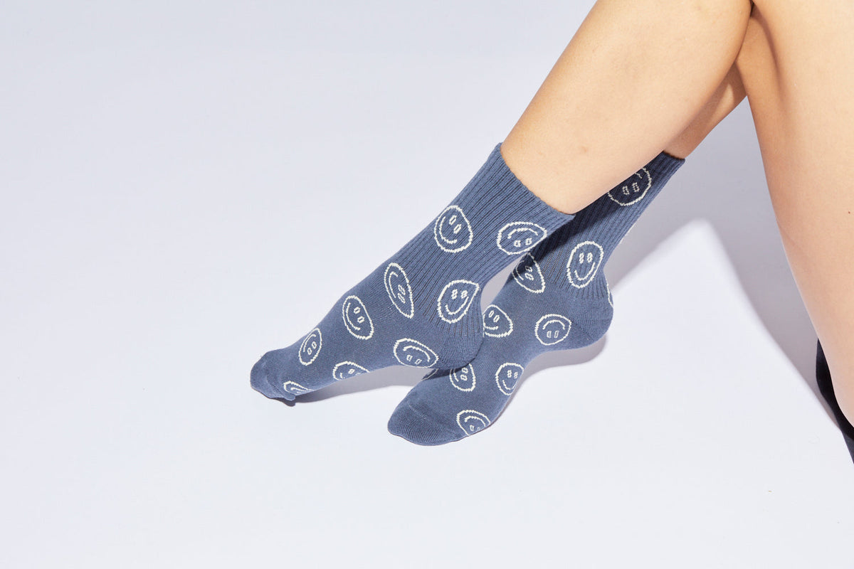 SMILEY CALF SOCK