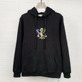 OFF WHITE Star Arrow Embroidered Appliqué Hoodie – Black